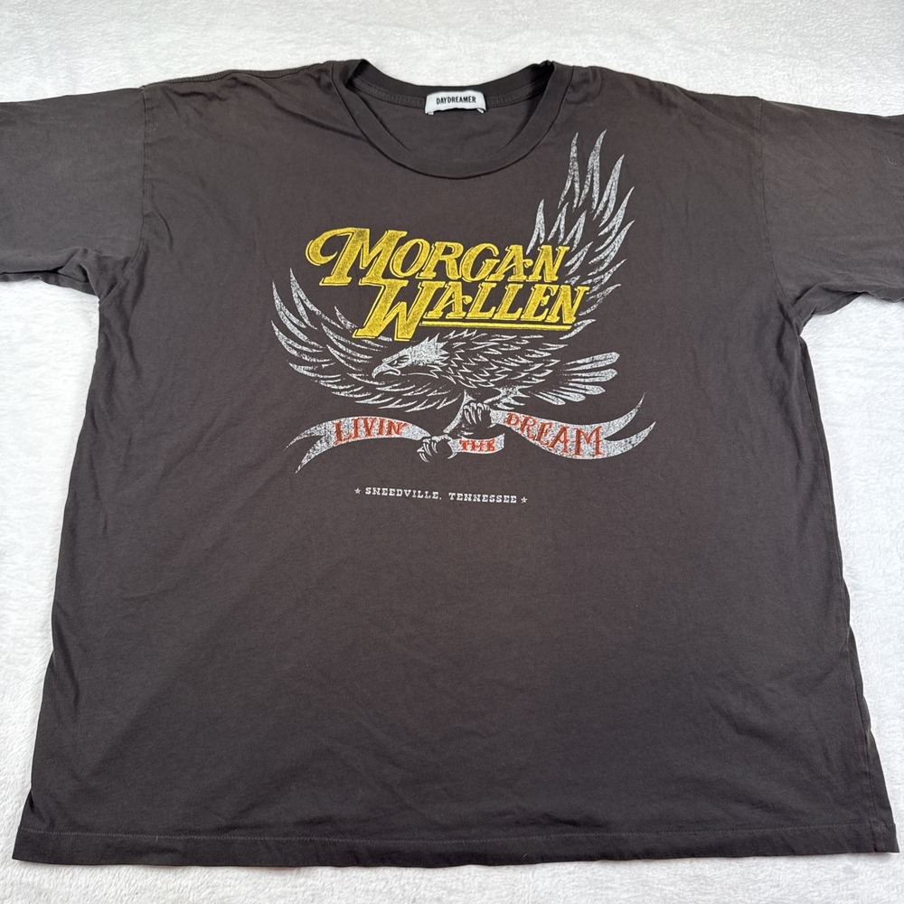 Morgan Wallen Daydreamer Livin' The Dream Eagle T Shirt Medium Made USA